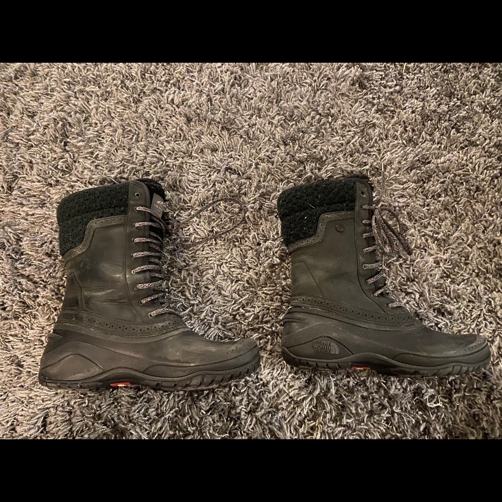 The North Face Black Winter Boots Size 10